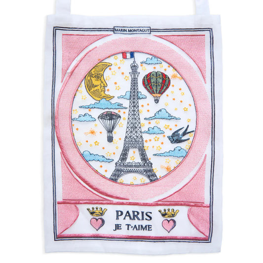 Paris Je T’aime 刺繡紗質提袋