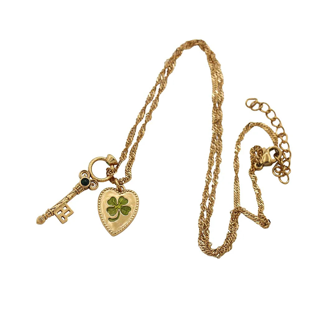 Sacha Coeur Key Necklace