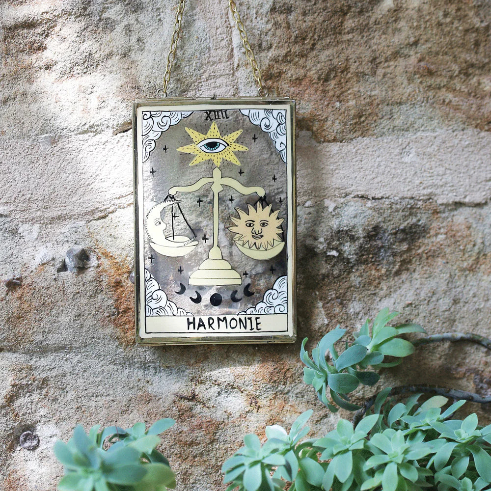 Harmonie Vintage Glass Double Opening Hanging Ornament