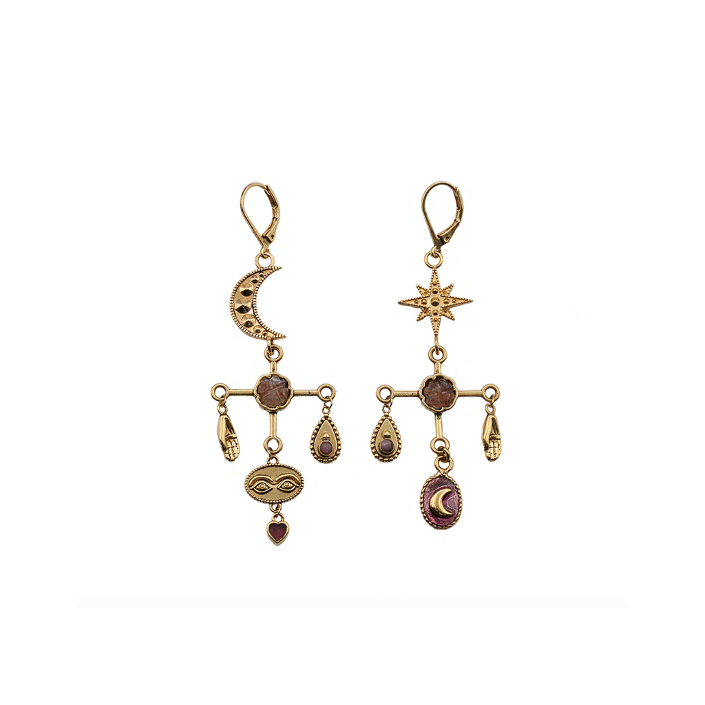 Sacha Mobile Lune Earrings