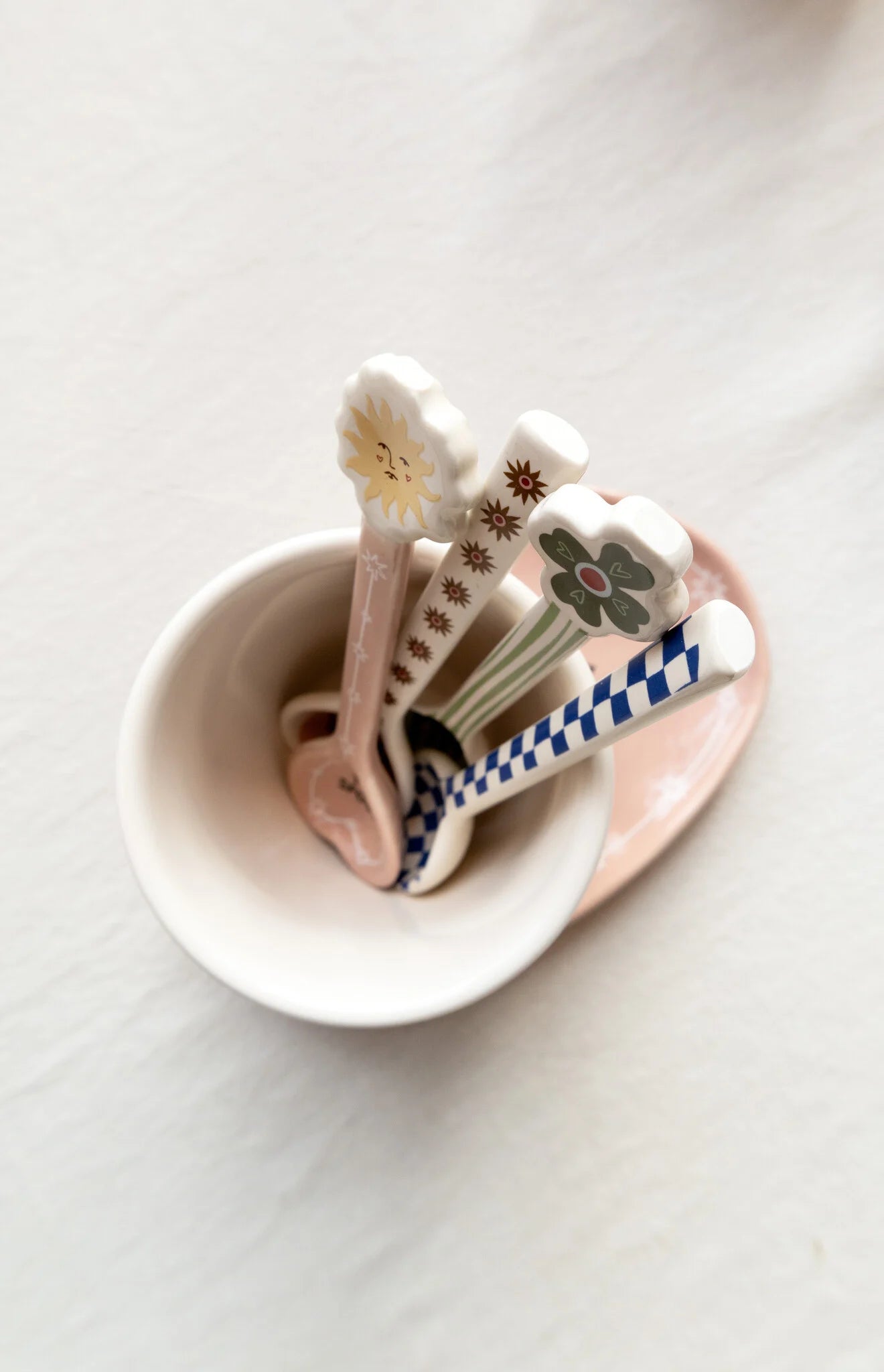 4-Piece Twisted Dessert Spoon Set