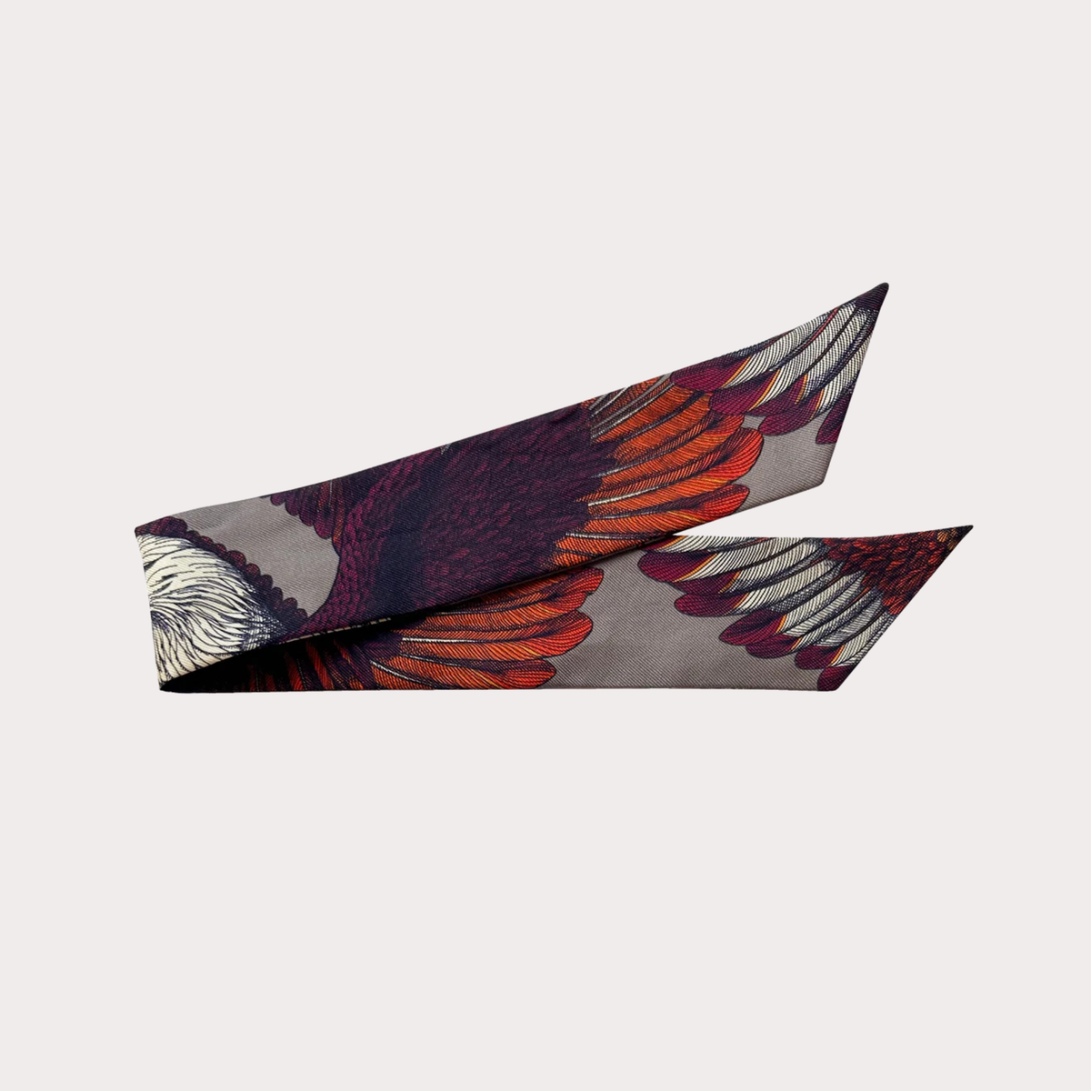 Aigle Gris Foncé 獵空之翼 4cm真絲絲帶