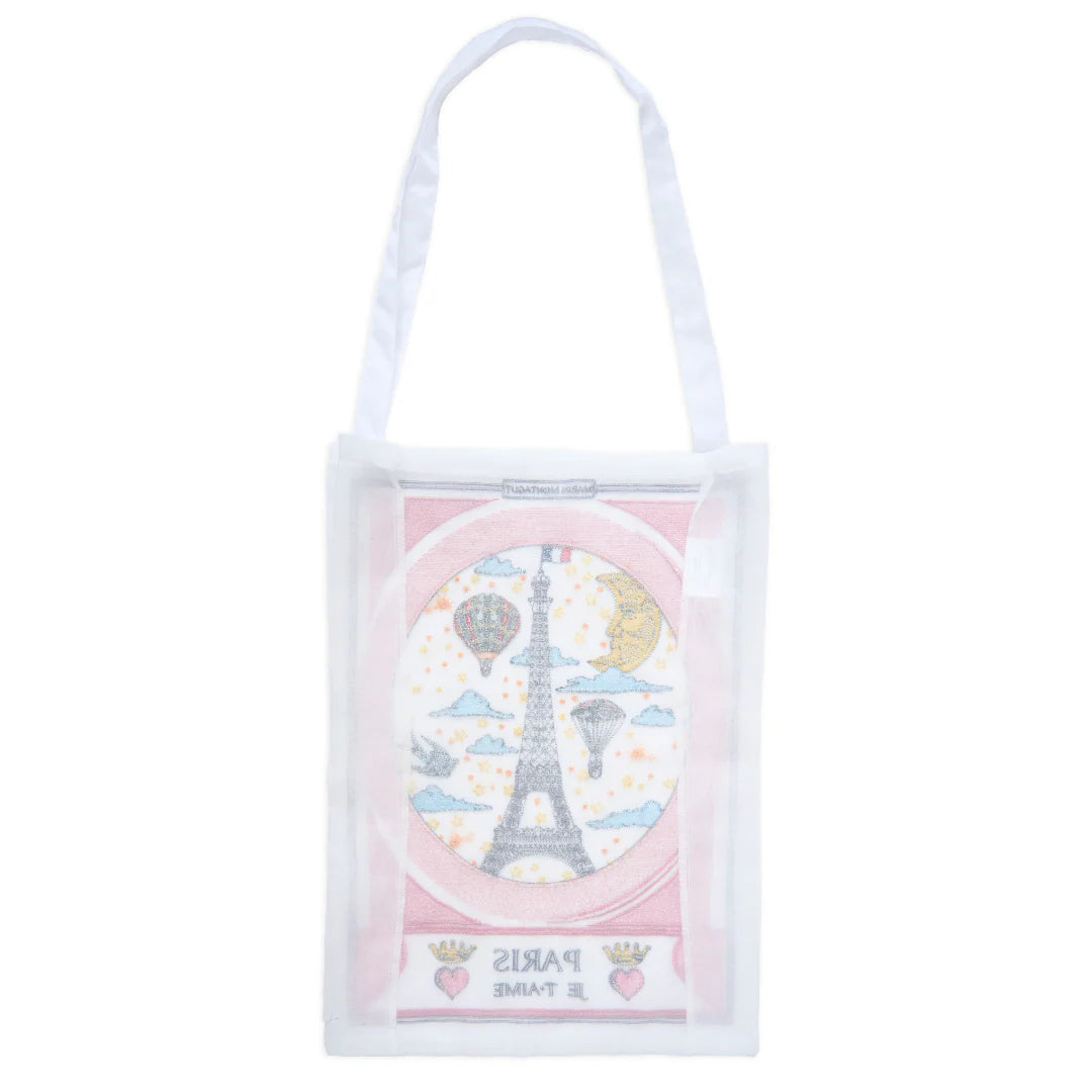 Paris Je T’aime 刺繡紗質提袋