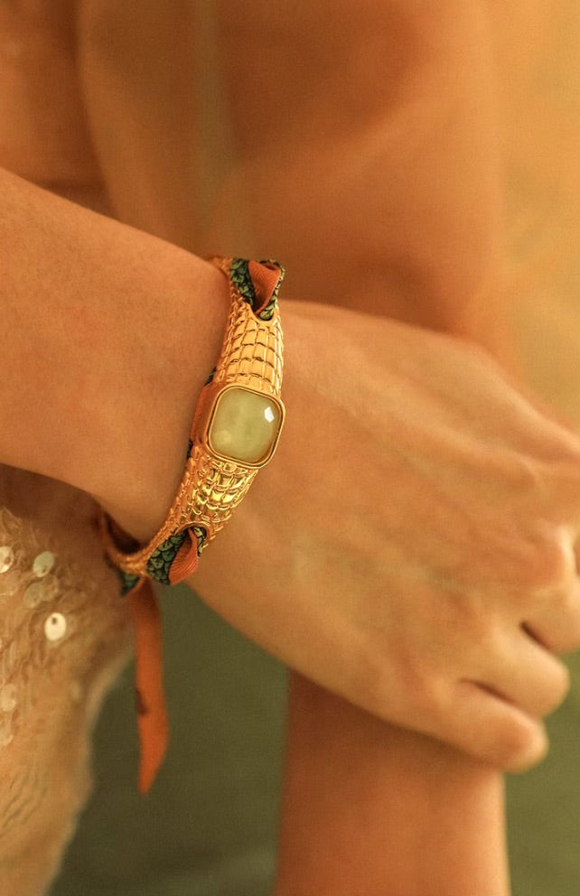 Sirene neutre Mermaid 1cm Ribbon Bracelet