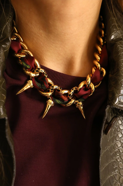 Collier Léopard 金色獵豹項鍊