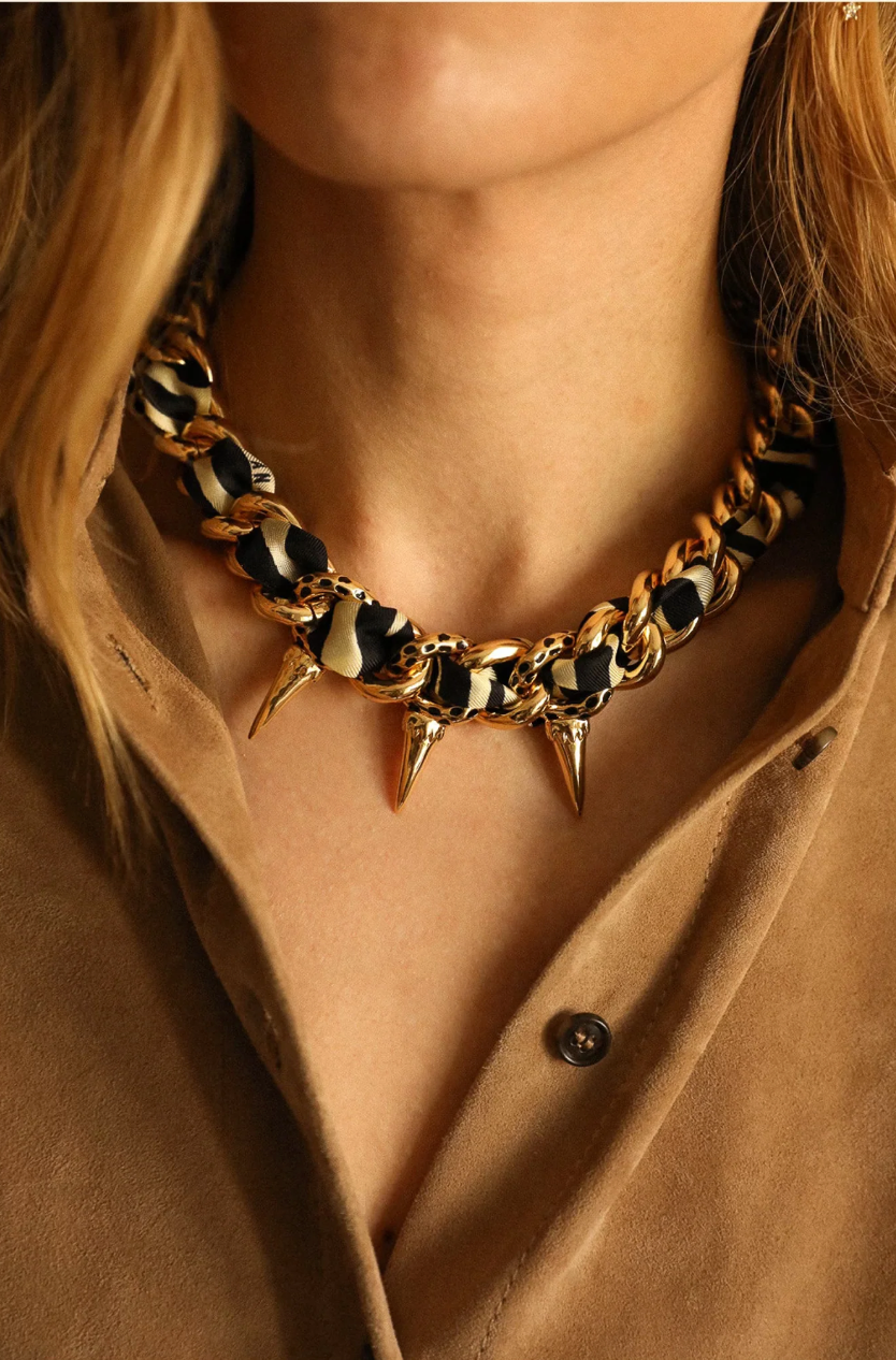 Collier Léopard 金色獵豹項鍊