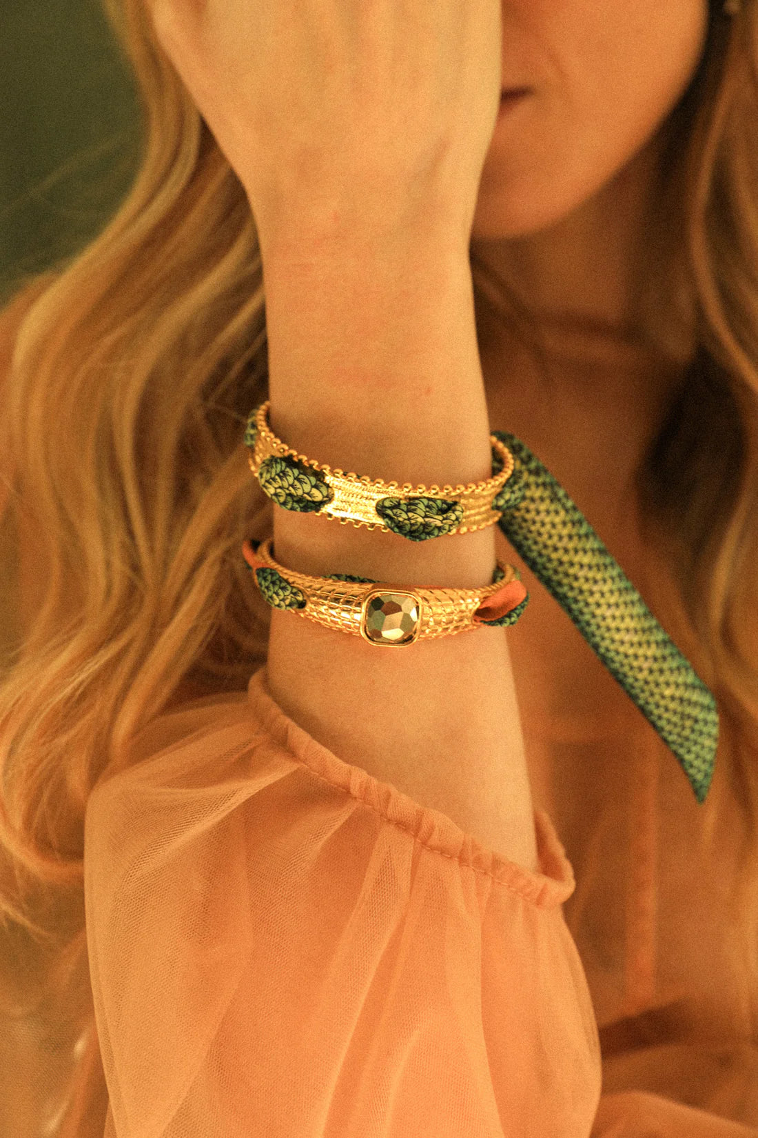Sirene neutre Mermaid 1cm Ribbon Bracelet
