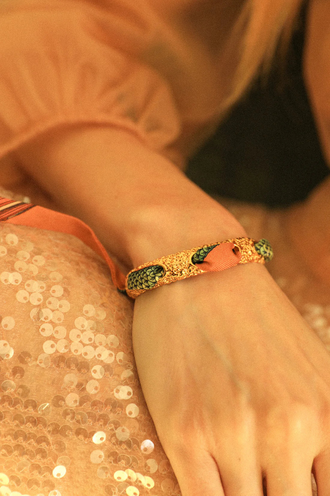 Sirene neutre Mermaid 1cm Ribbon Bracelet