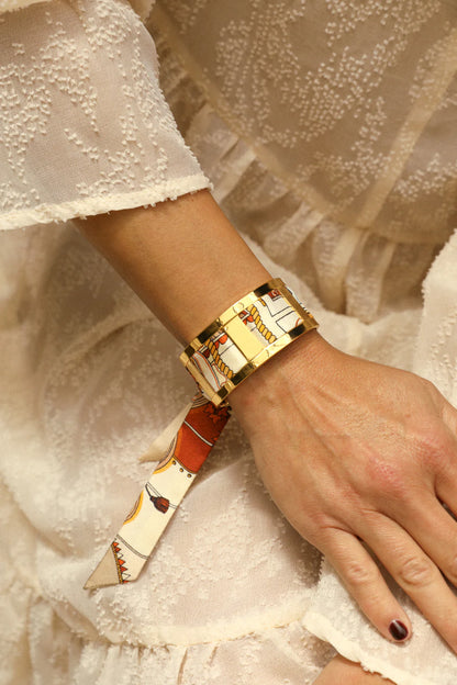 Adresse Inconnue neige Unknown Territory 2cm Ribbon Bracelet