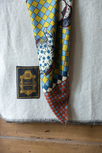 Gypsy Tales Neutral 90cm Silk Scarf