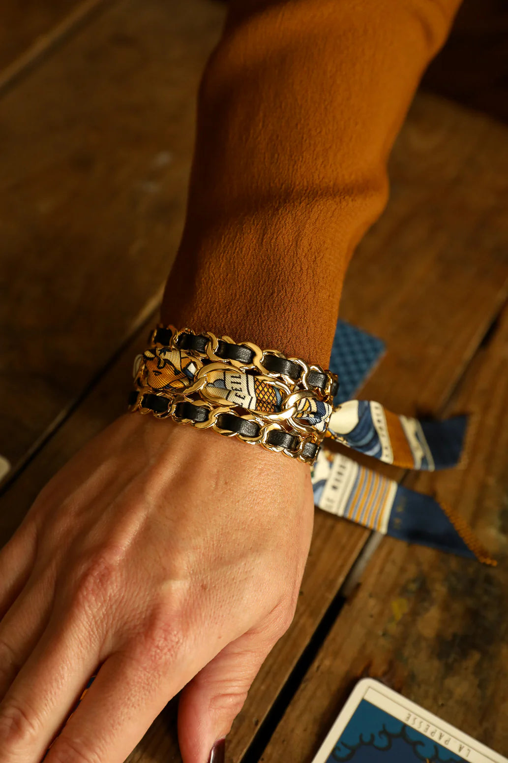 Tarot 2cm Ribbon Bracelet