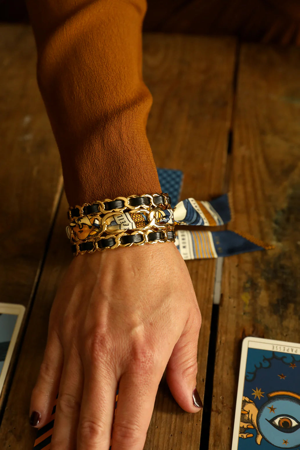 Tarot 2cm Ribbon Bracelet