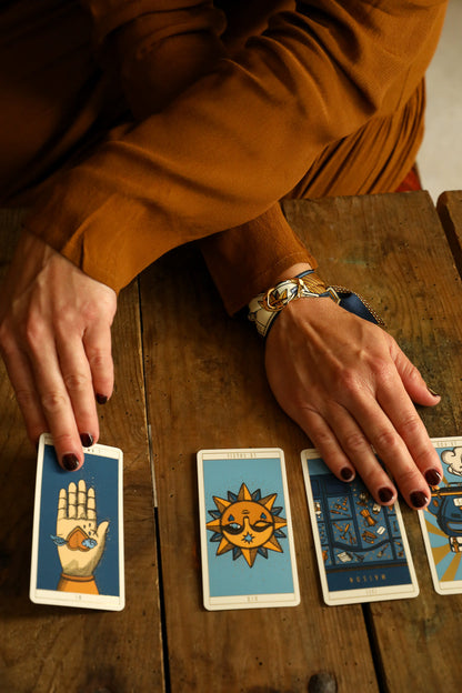 Tarot 塔羅牌 4cm絲帶手鐲