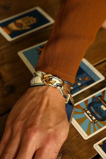 Tarot 塔羅牌 4cm絲帶手鐲