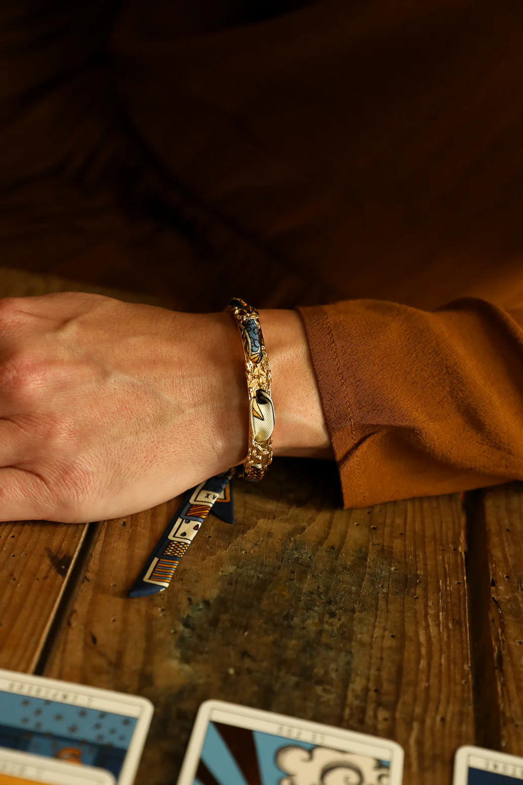 Tarot 1cm Ribbon Bracelet