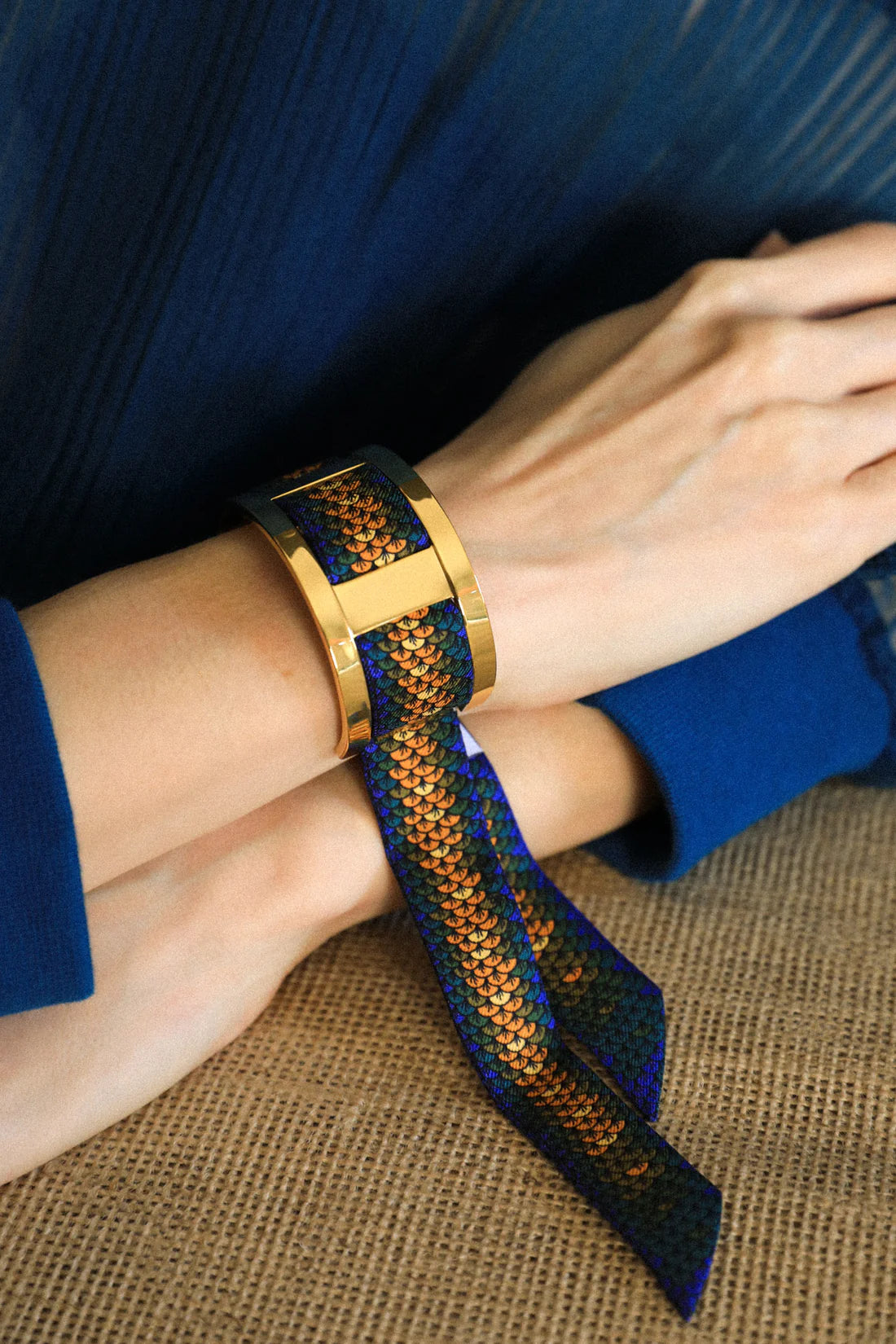 Sirene coloré Mermaid 2cm Ribbon Bracelet