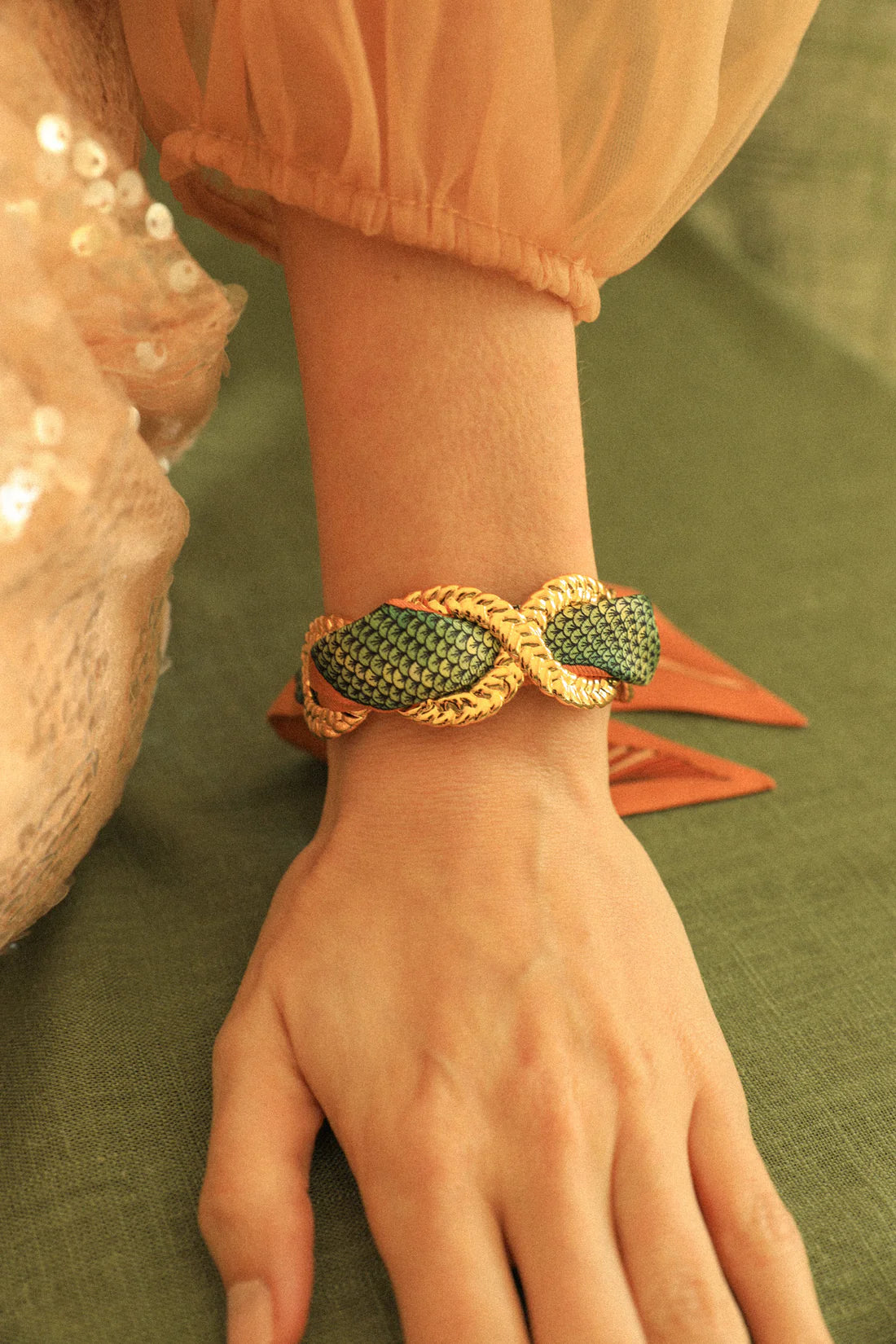Sirene Neutre Mermaid 4cm Ribbon Bracelet