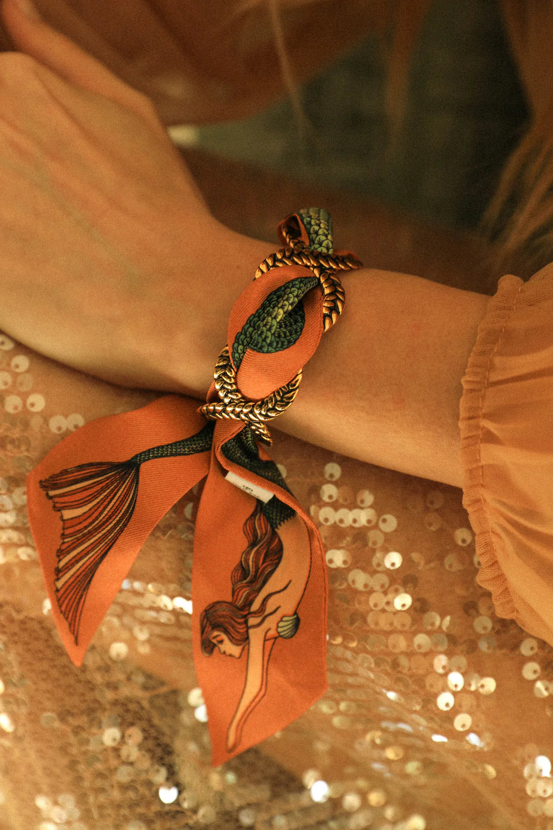 Sirene Neutre Mermaid 4cm Ribbon Bracelet
