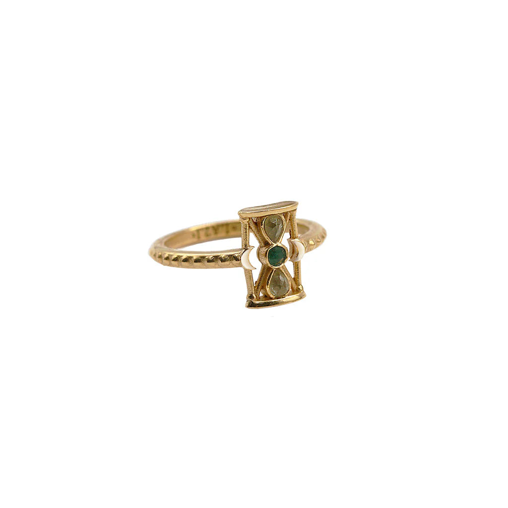 Sacha Sablier Hourglass Ring