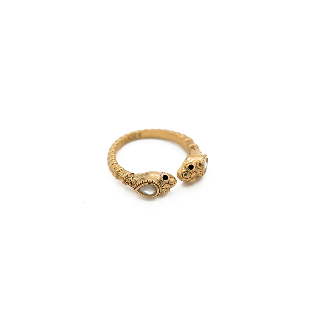 Sissi Double Head Snake Ring