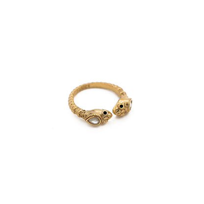 Sissi Double Head Snake Ring