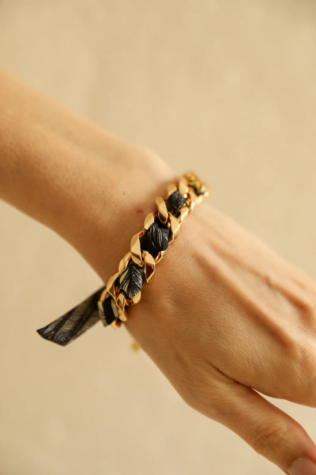 Colorful Pirate 1cm Ribbon Bracelet