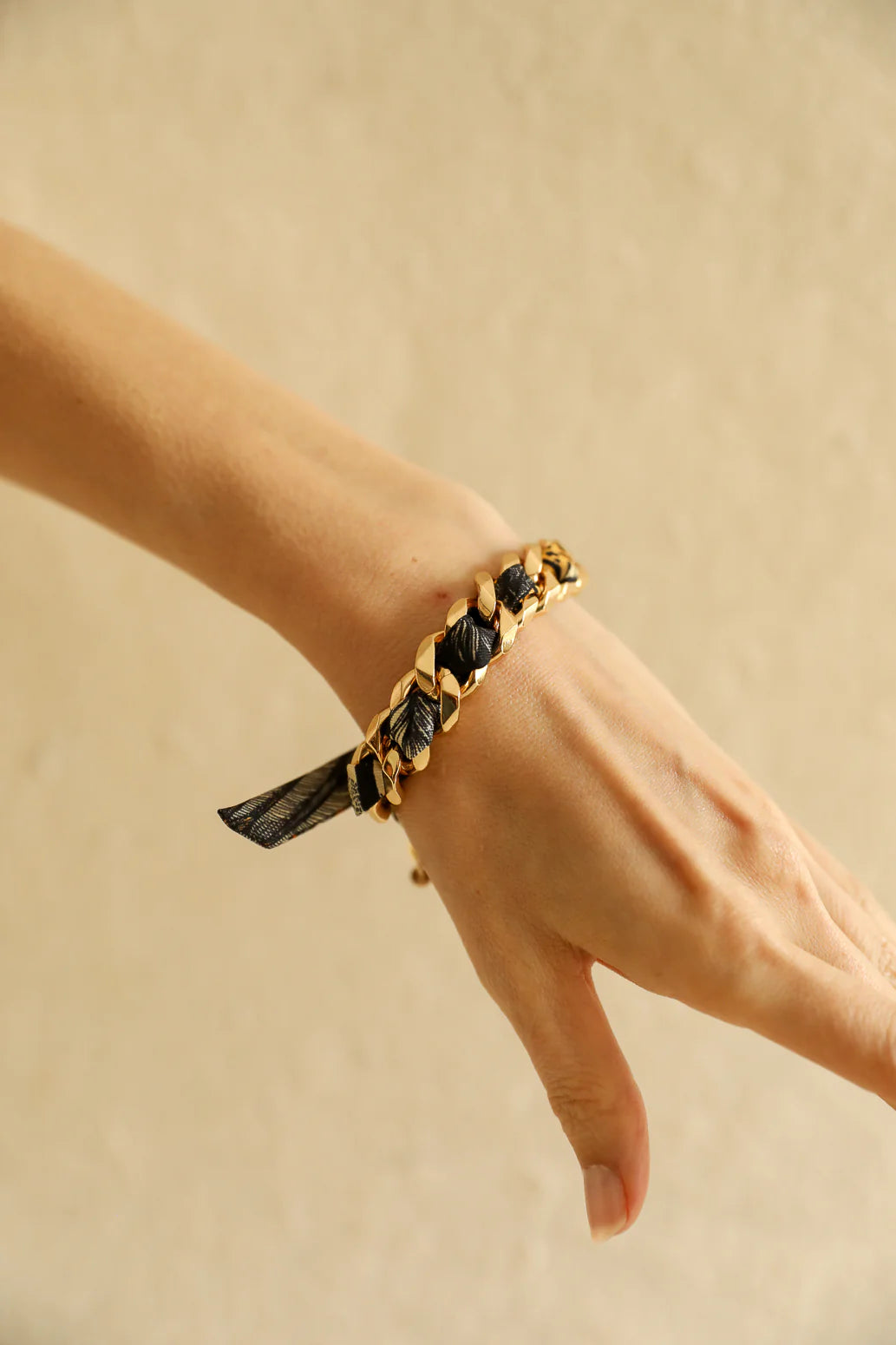 Colorful Pirate 1cm Ribbon Bracelet