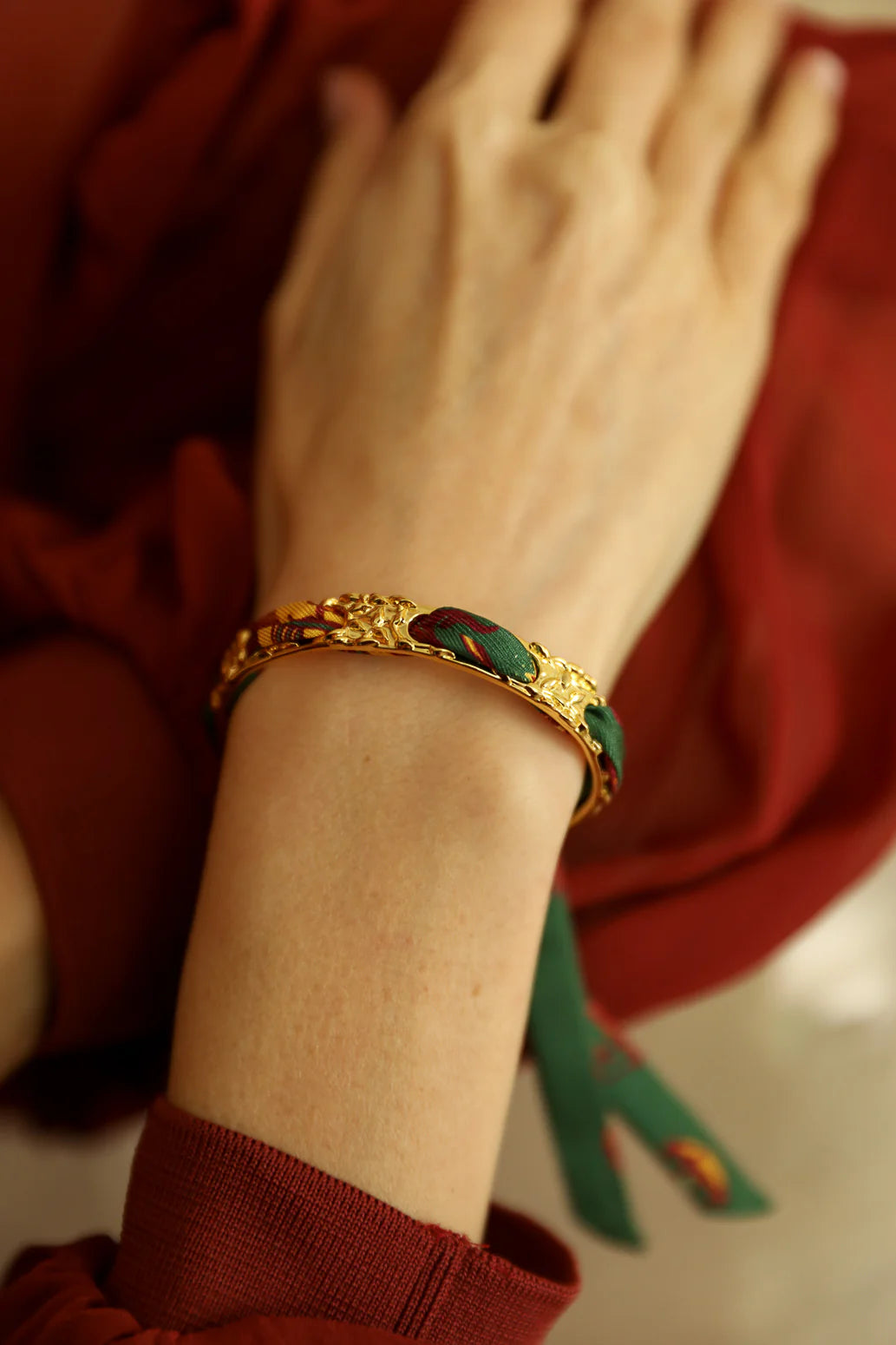 Tarot 1cm Ribbon Bracelet
