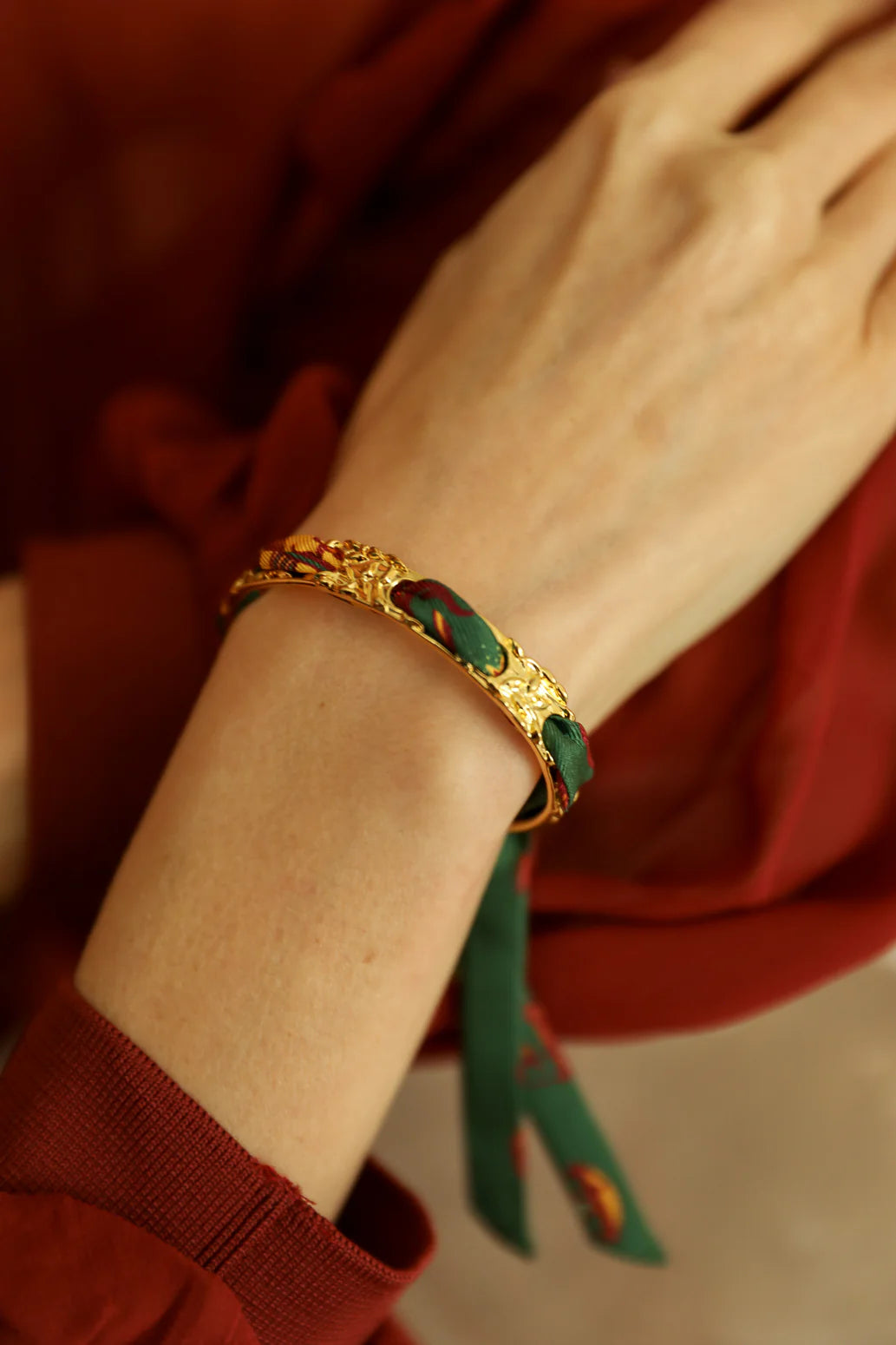 Tarot 1cm Ribbon Bracelet