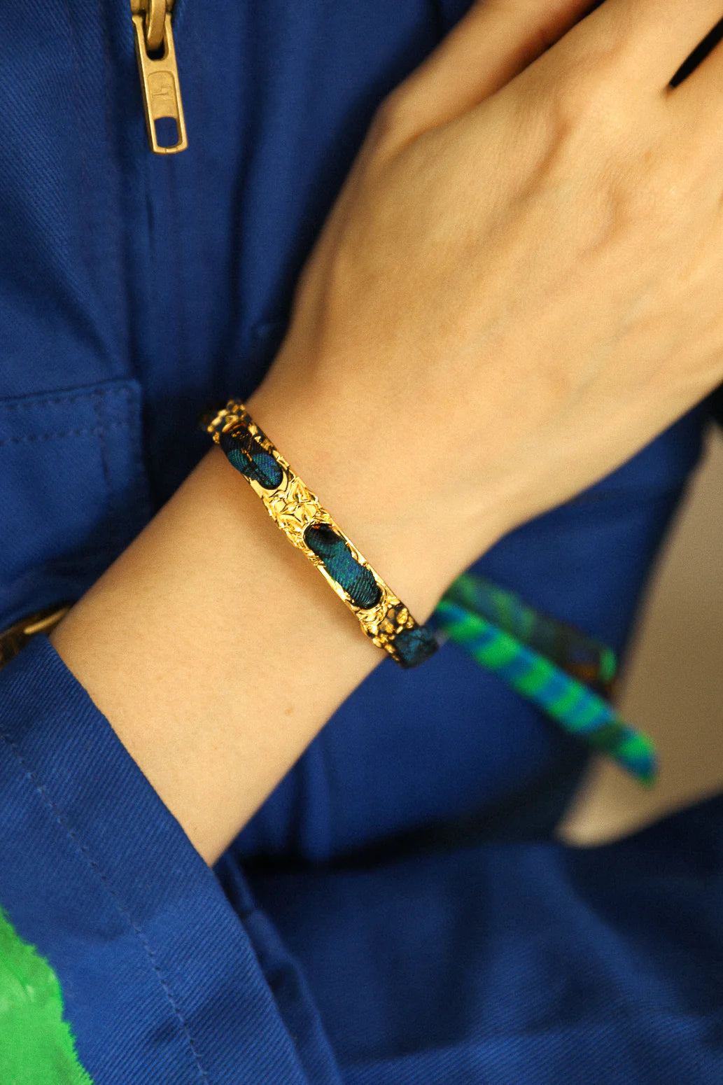 Colorful Pirate 1cm Ribbon Bracelet
