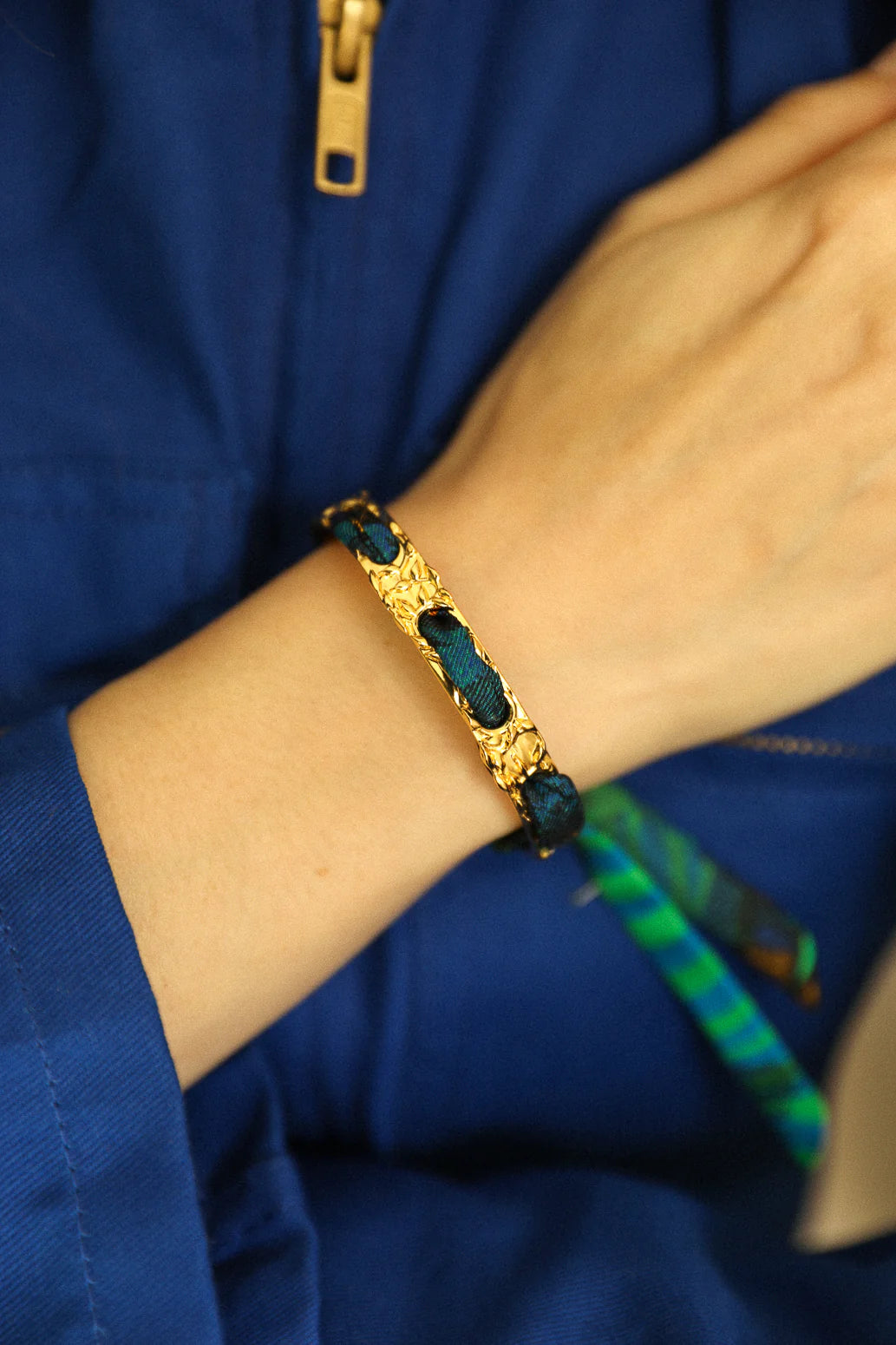 Colorful Pirate 1cm Ribbon Bracelet
