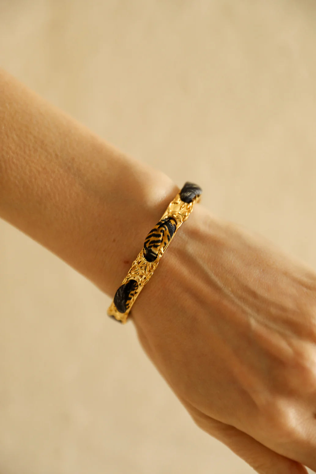 Colorful Pirate 1cm Ribbon Bracelet