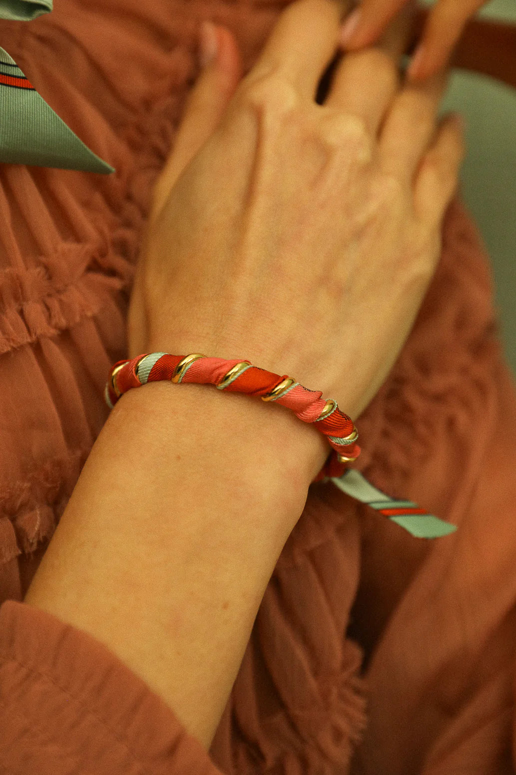 Tarot 1cm Ribbon Bracelet