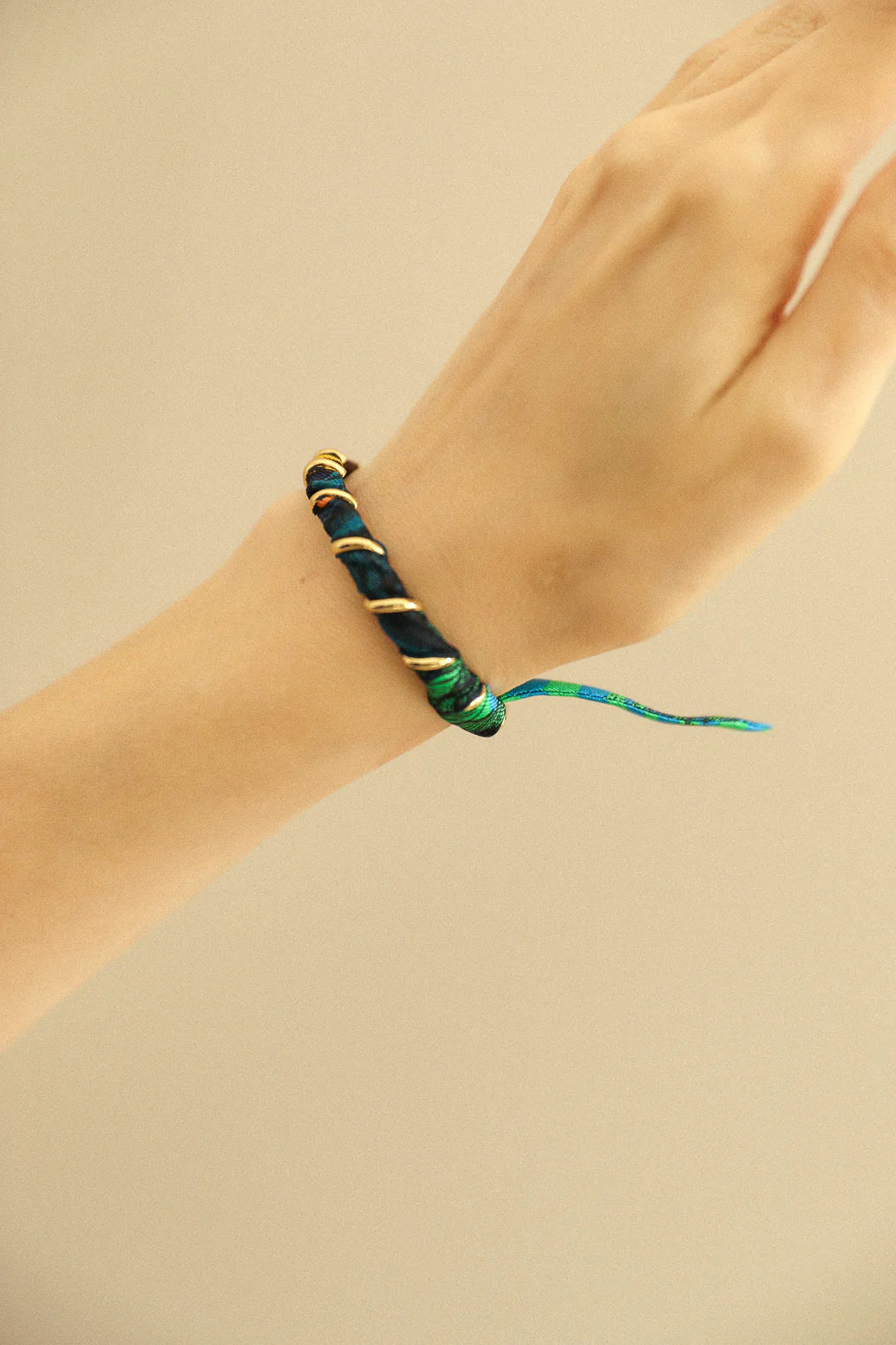 Colorful Pirate 1cm Ribbon Bracelet