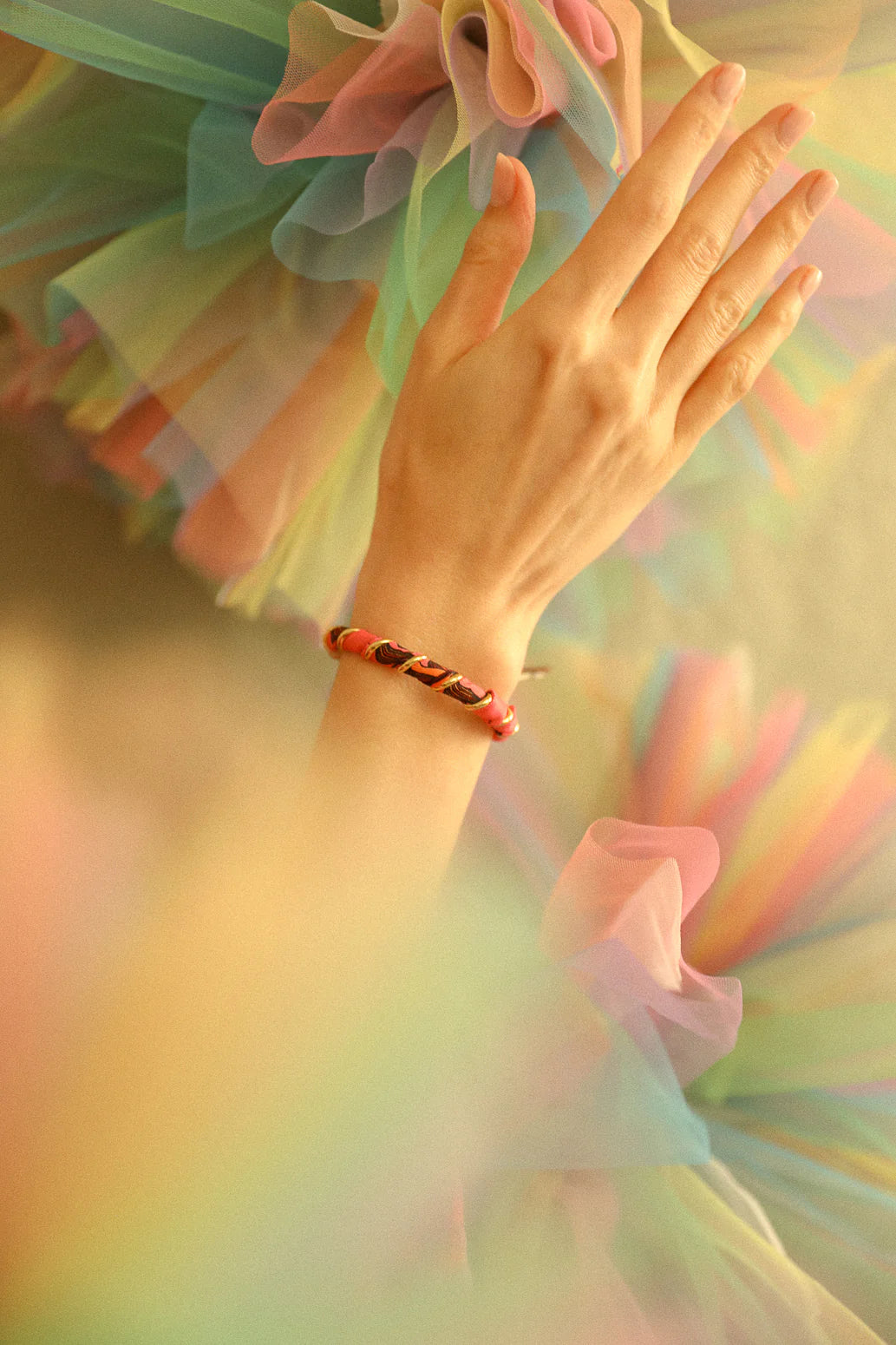 Tarot 1cm Ribbon Bracelet
