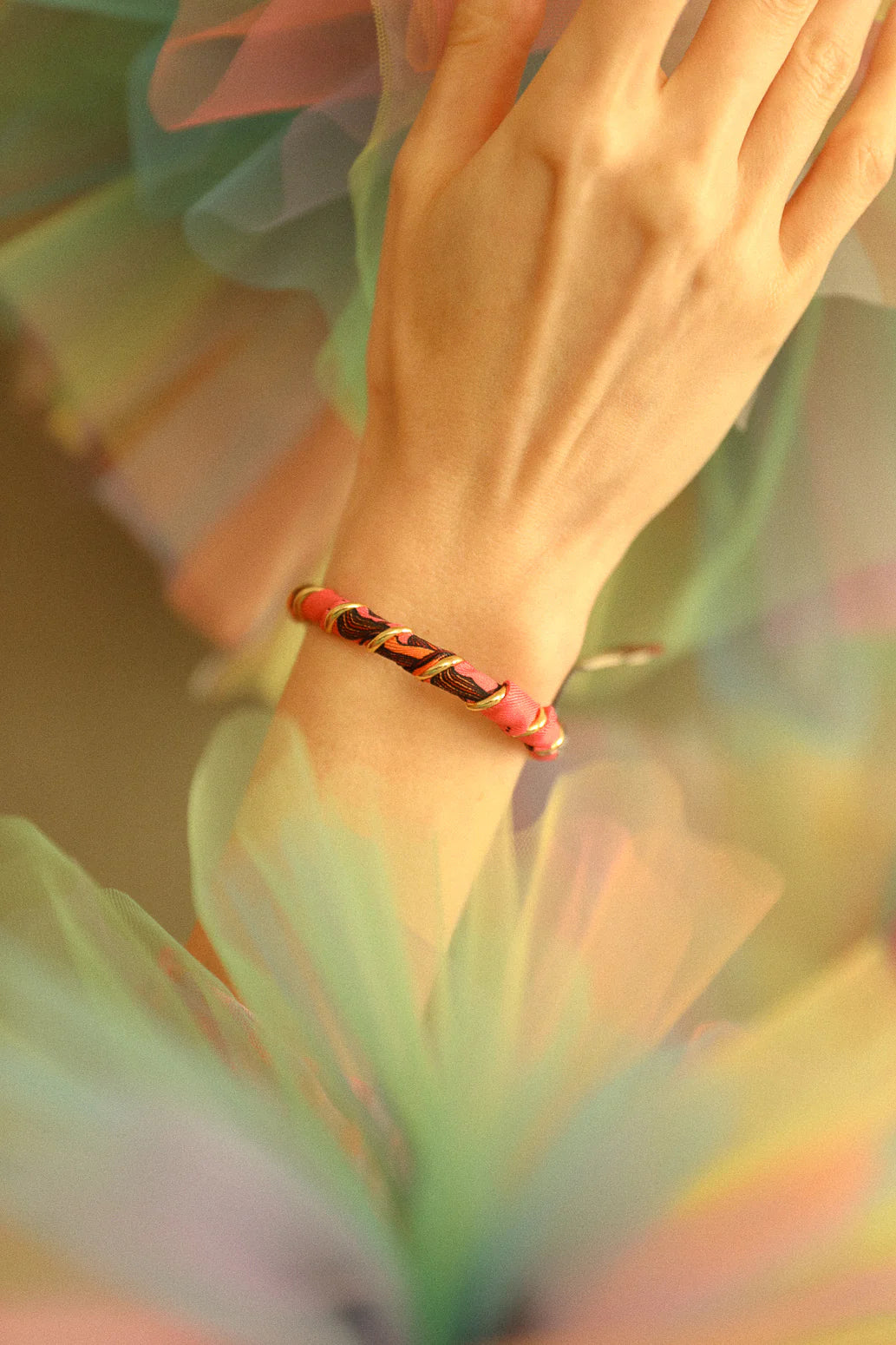 Tarot 1cm Ribbon Bracelet