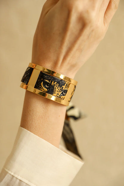 Parrot neutral parrot 2cm ribbon bracelet