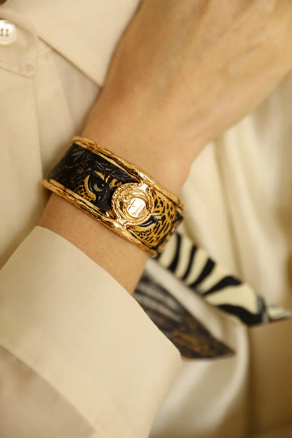 Parrot neutral parrot 2cm ribbon bracelet