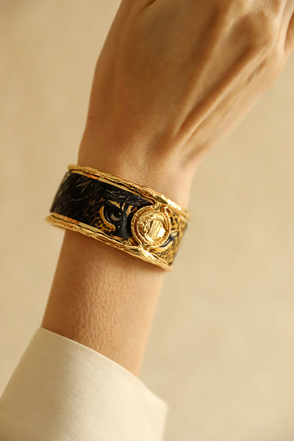Parrot neutral parrot 2cm ribbon bracelet