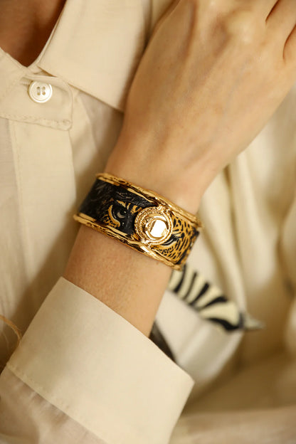 Parrot neutral parrot 2cm ribbon bracelet