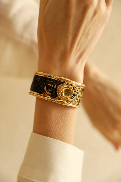 Parrot neutral parrot 2cm ribbon bracelet