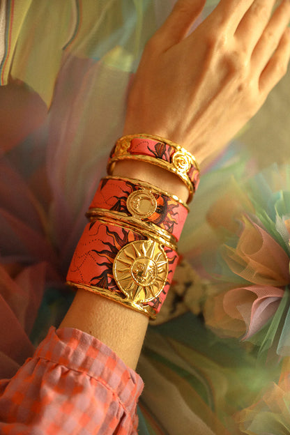 Parrot neutral parrot 2cm ribbon bracelet