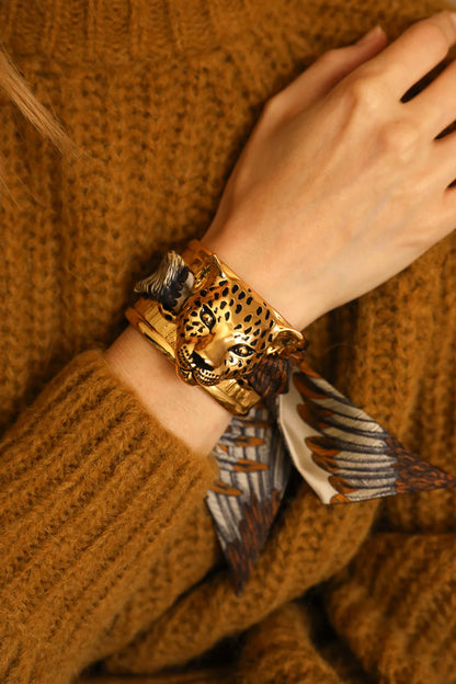 Aigle Nacre 蒼穹之翼 4cm真絲手鐲