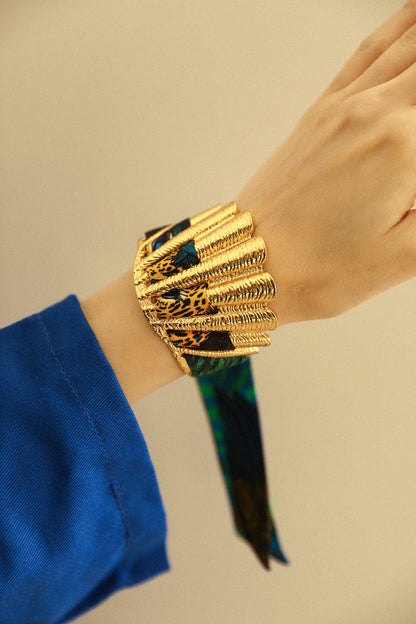 Parrot neutral parrot 2cm ribbon bracelet
