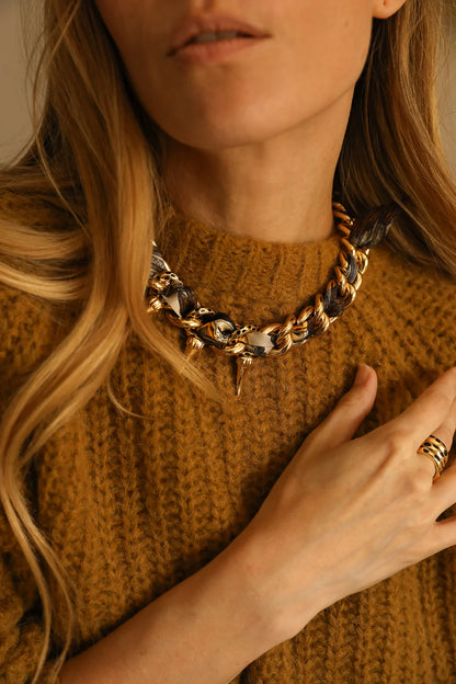Collier Léopard 金色獵豹項鍊