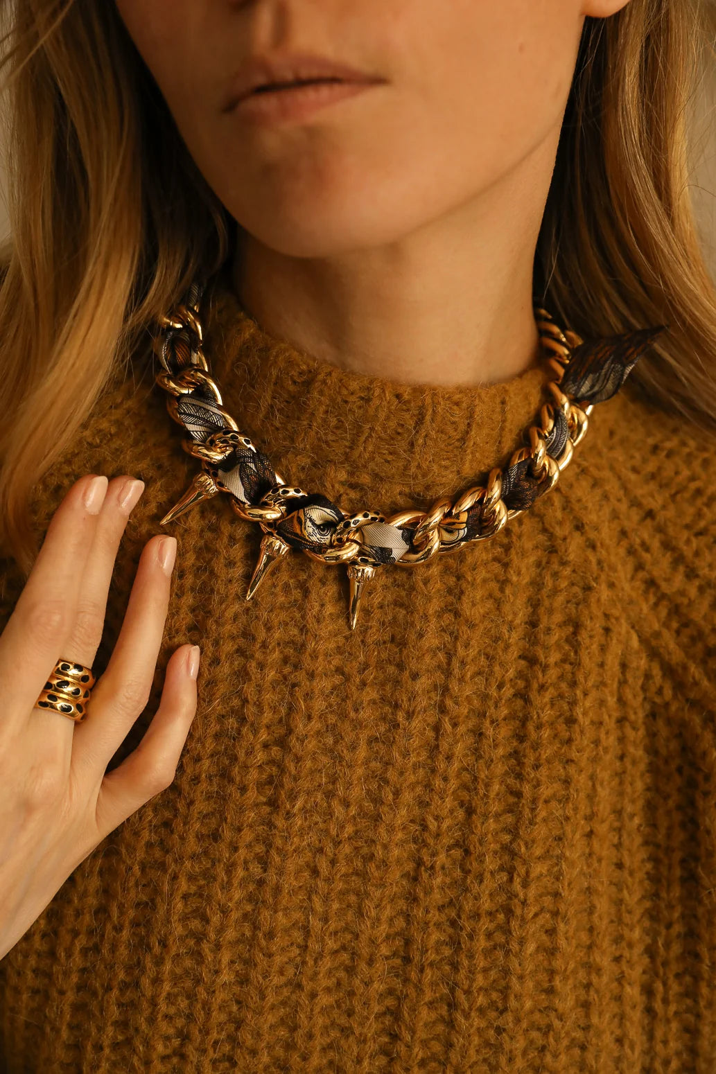 Collier Léopard 金色獵豹項鍊