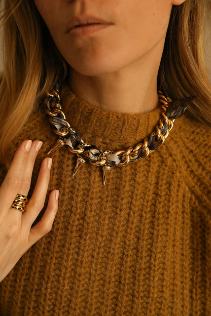 Collier Léopard 金色獵豹項鍊