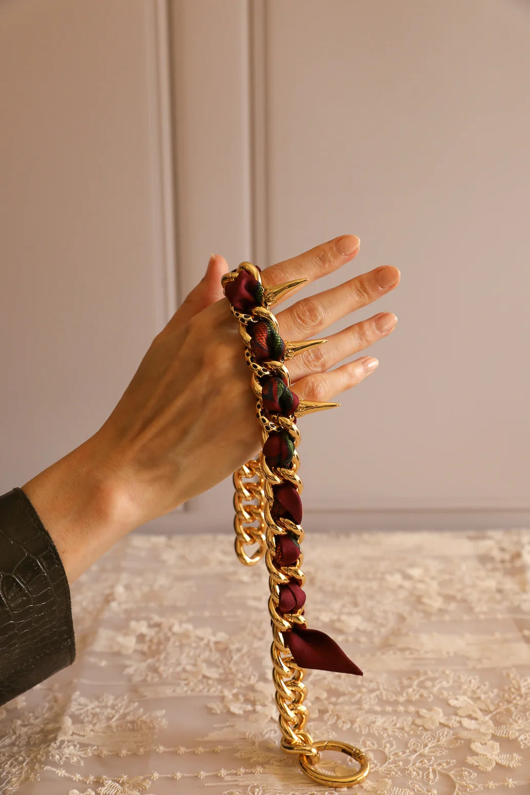 Collier Léopard 金色獵豹項鍊