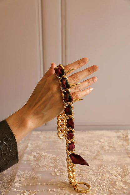 Collier Léopard 金色獵豹項鍊