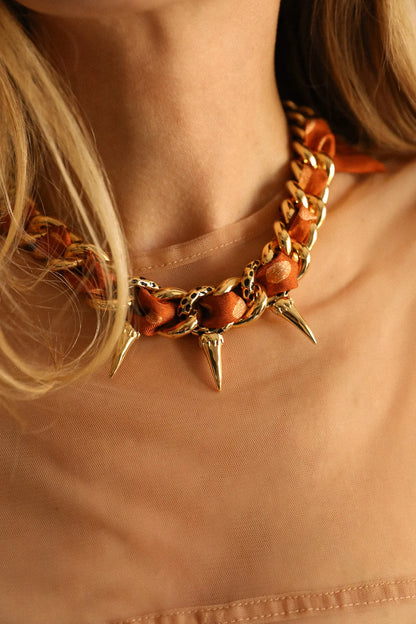 Collier Léopard 金色獵豹項鍊
